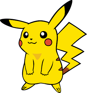 baixar vetor illustrator Pikatchu Pokemon gratis