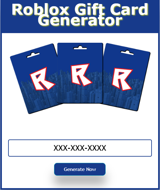 Modregard Roblox Gift Card Generator - roblox code generator download free