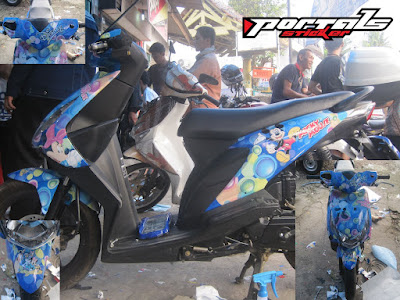 ... cutting sticker modif motor jupiter z satria fu modifikasi mobil