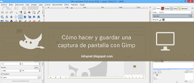 Cómo hacer y guardar una captura de pantalla con Gimp