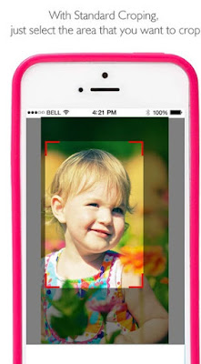 تحميل برنامج قص الصور بأحتراف للايفون ,للايباد 2015 مجانا  Instant Photo Cropping Editor