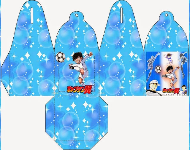 You can use this box for chocolates, candies or cupcakes of Captain Tsubasa.