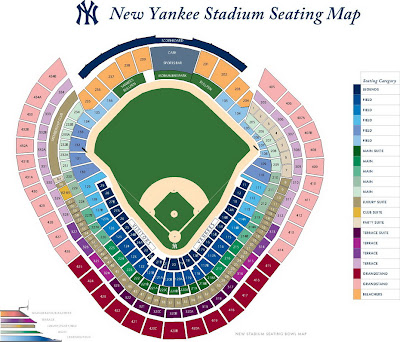 new york yankees stadium seating chart. New Yankee Stadium Seating