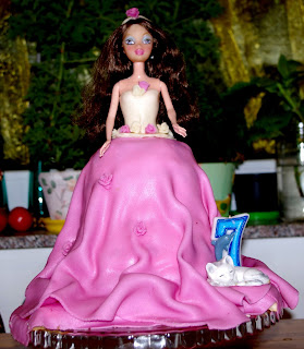 Tort lalka Barbie