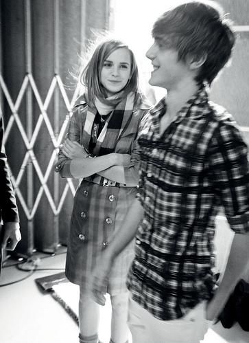 Emma watson with her brother Alex