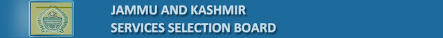 JKSSB Recruitment / advertisement 03 of 2016 - 560 posts