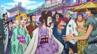 ワンピース アニメ 974話 光月おでん 赤鞘九人男 釜茹での処刑 ONE PIECE Episode 974 KOZUKI ODEN Nine Red Scabbards