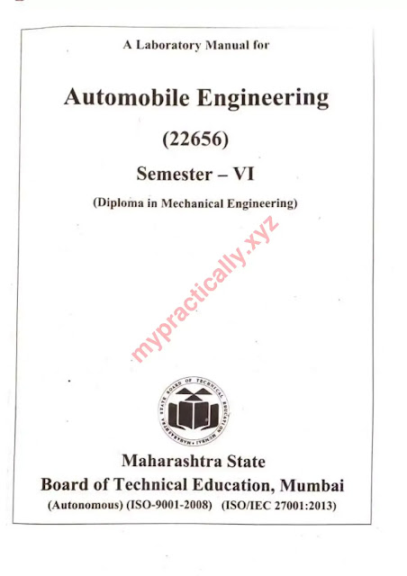 22656 Automobile Engineering Solved Lab Manual Answers | Msbte Lab Manuals Download |