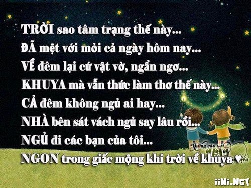 Status đêm không ngủ