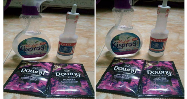 Yang Lagi Kekinian Nih! Sekali Semprot Ruangan Harum Berhari-hari Cuma Pake 2 Saset Downy Plus 2 Tetes Cuka !