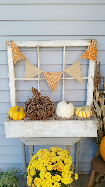 Fall Autumn porch stoop outdoor decor