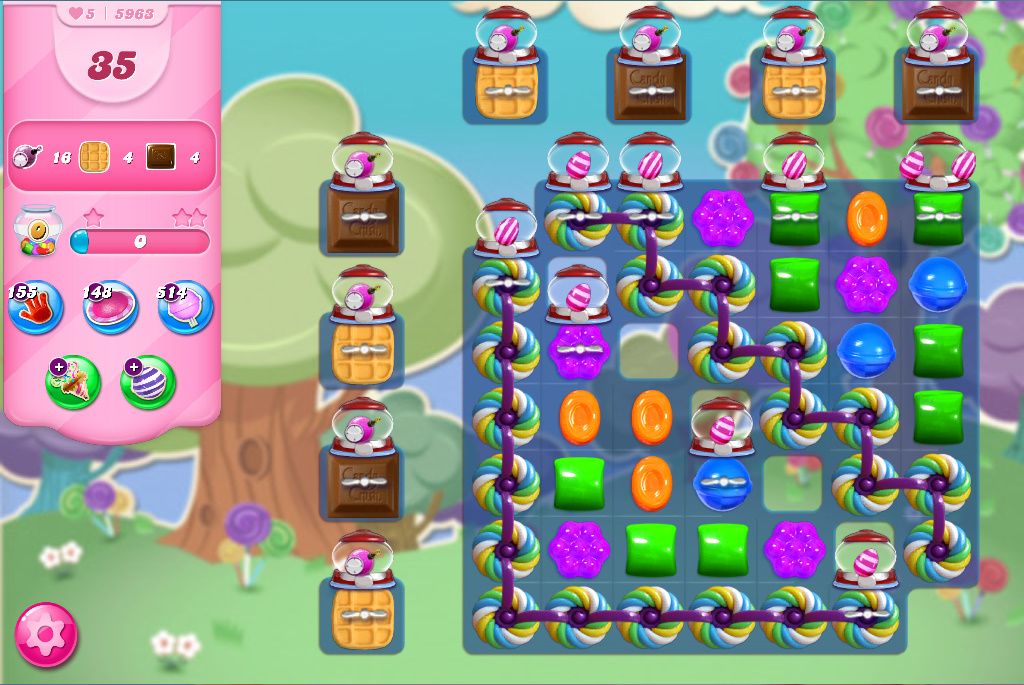 Candy Crush Saga level 5963