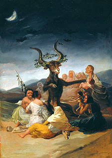 El Aquelarre, Francisco De Goya, Museo Lazaro Galdiano, Madrid, España