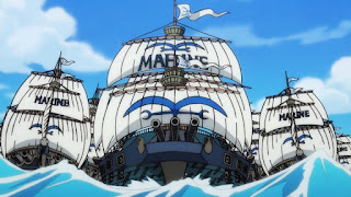 ワンピースアニメ 海軍軍艦 Marine Ships ONE PIECE