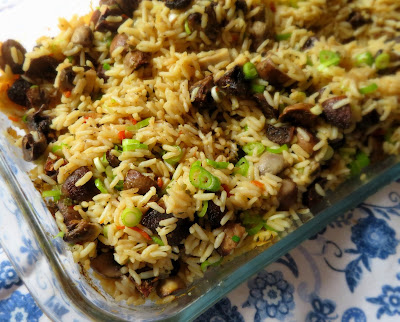 Baked Mushroom Rice