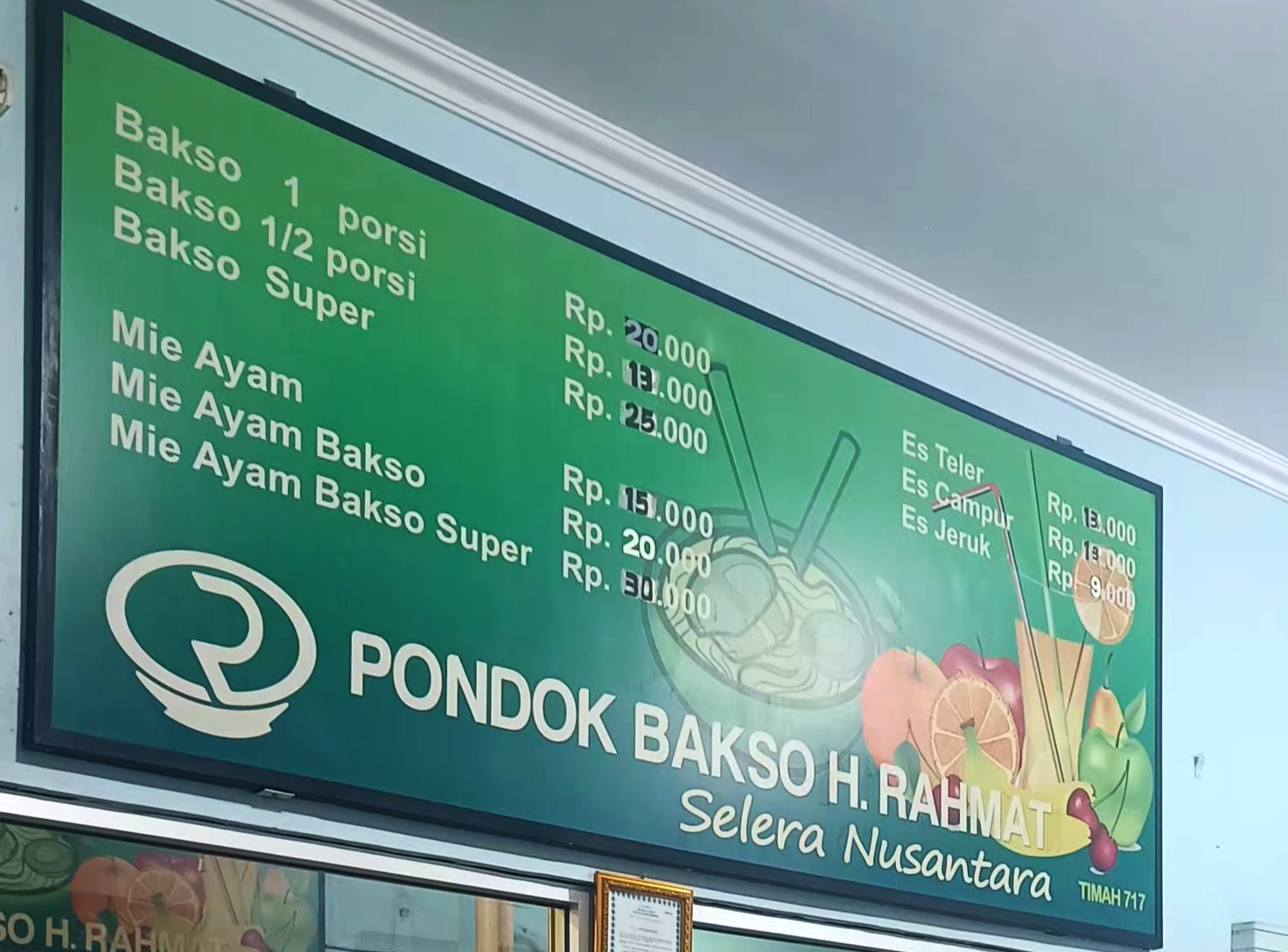 Pondok Bakso Haji Rahmat Timah