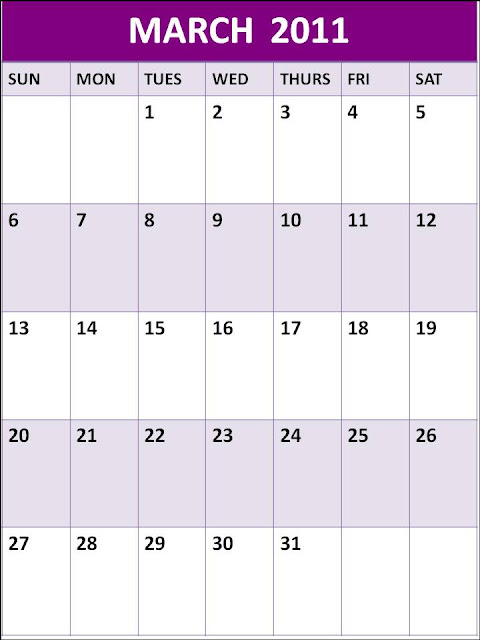 blank calendars for march 2011. March+2011+lank+calendar