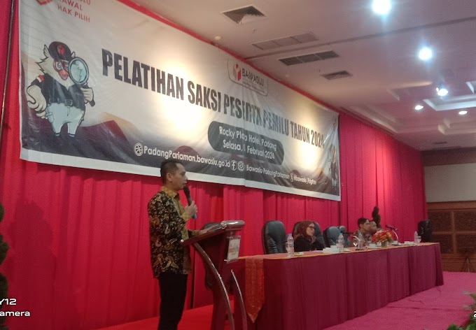 Bawaslu Padang Pariaman Latih Saksi Peserta Pemilu 2024, Azwar Mardin : Suksesnya Pemilu Itu Dari TPS