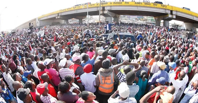 DP William Ruto in Murang'a