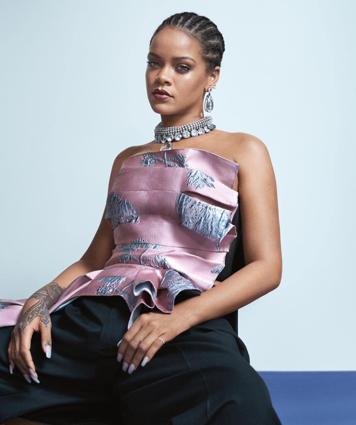 Rihanna sexy fashion model photo shoot