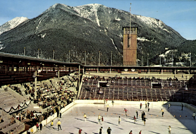 Olympia-Eisstadion in Garmisch-Partenkirchen, West Germany