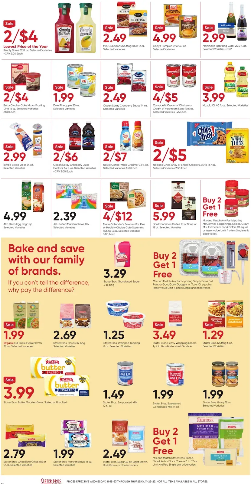 Stater Bros Weekly Ad - 2