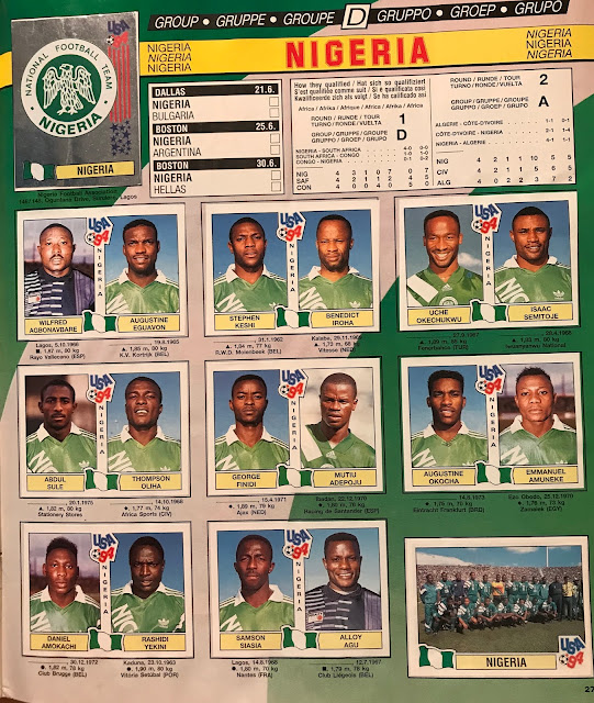 Figurine Nigeria Usa '94