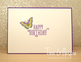 scissorspapercard, Stampin' Up!, Art With Heart, Happy Birthday Gorgeous, Painted Glass, Stained Glass Thinlits, Eclectic Layers Thinlits, Stitched Labels Framelits