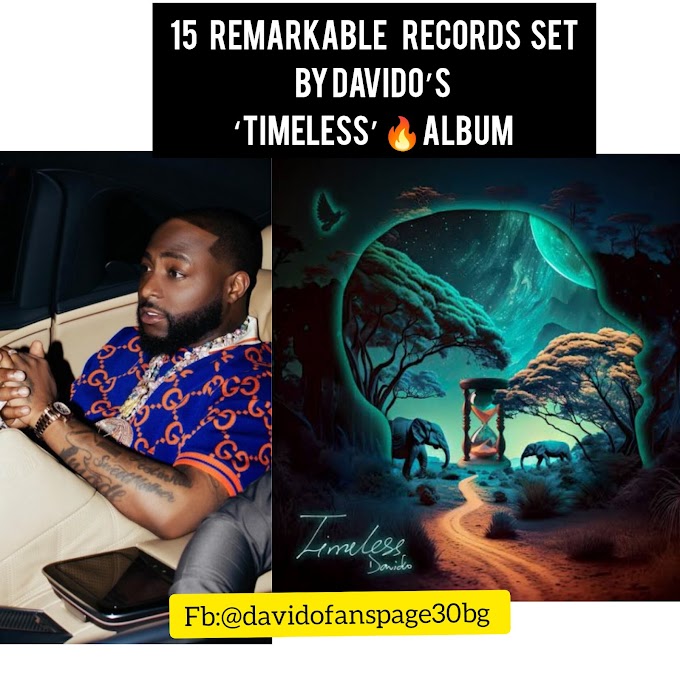 15 Remarkable Records Set by Davido’s Fourth Studio Album ‘Timeless’ 
