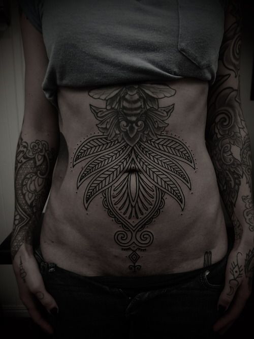 Tribal Estômago Tatuagens