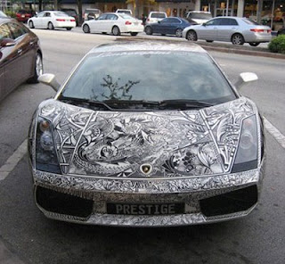 Body Painted Modification of  Lamborghini