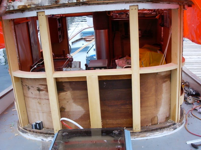 abernethy & gaudin boatbuilders: new wheelhouse