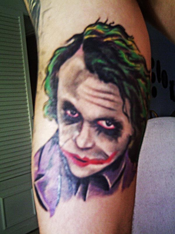 Corey Taylor's Joker Tattoo. 02.09.2009. Big thanks to Crystal (tinnitus)