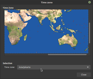 Setting Time and Date di Linux Mint