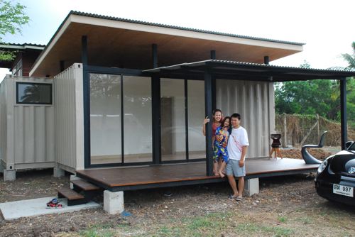 Shipping Container Homes: BlueBrown Container Home Thailand