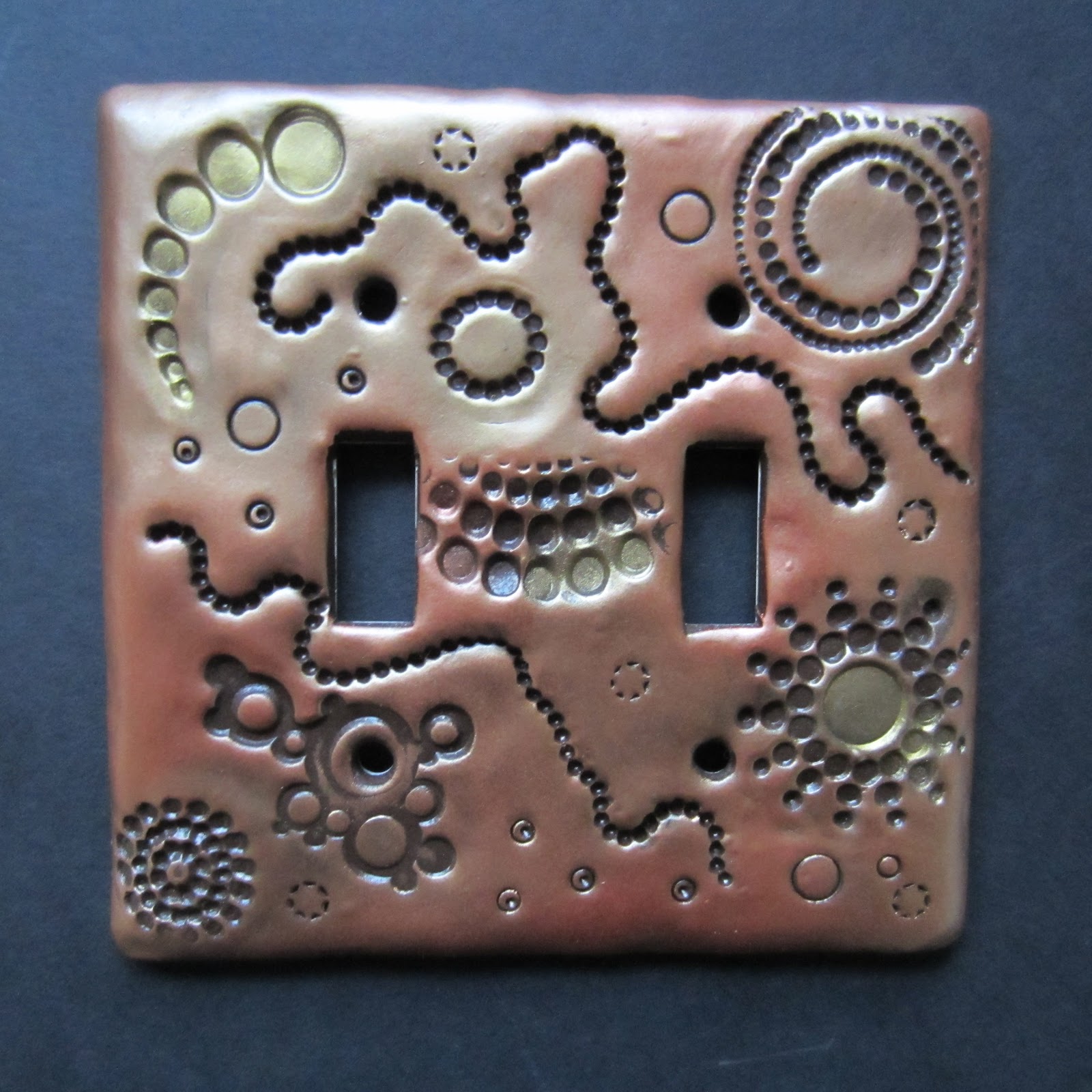 ... with copper and bronze oxides. This one would 
