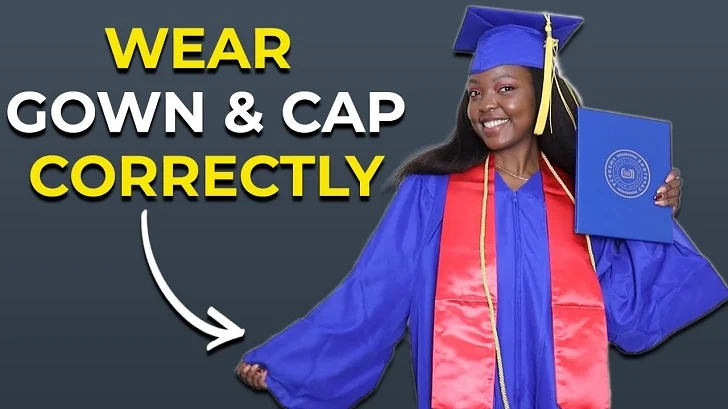 HOW TO WEAR YOUR GRADUATION GOWN–CAP