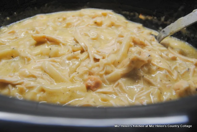 Slow Cooker Chicken & Noodles at Miz Helen's Country Cottage