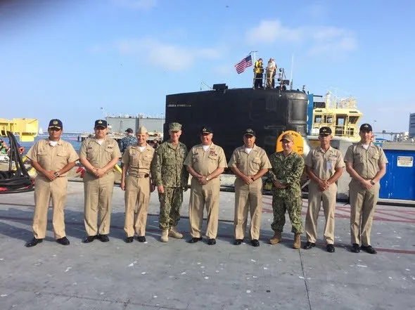 Submarinistas Peruanos participó en navegación operacional a bordo del submarino USS Connecticut (SSN-22)