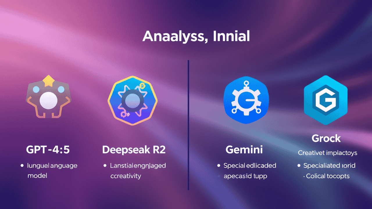 GPT-4.5 vs. DeepSeek R2 vs. Gemini vs. Grock