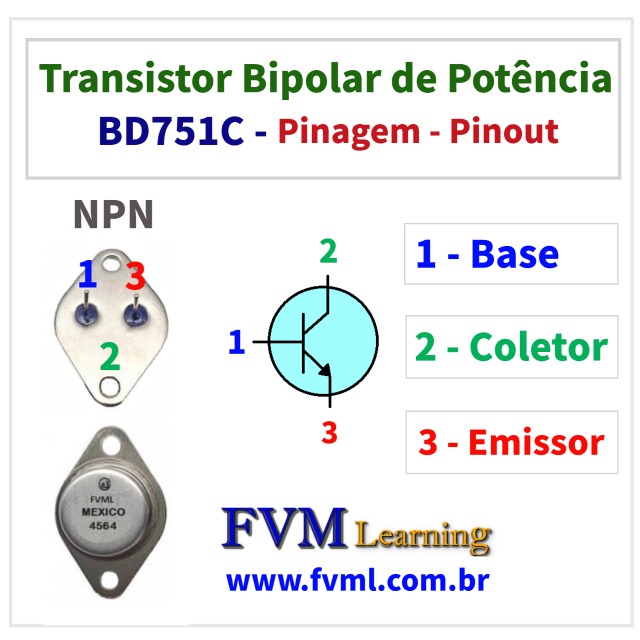 Datasheet-Pinagem-Pinout-Transistor-potência-NPN-BD751C-Características-Substituições-fvml