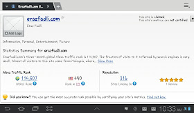Blog ERAZ FADLI : Ranking Bawah 500 Sites di Malaysia - Alexa.com #4