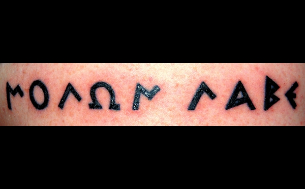 Molon Labe ink by ~starshepherd on deviantART tattoo. van.