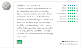  ELA homework teacher review 1
