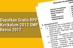 Dapatkan Gratis Rpp Kurikulum 2013 Smp Revisi 2017