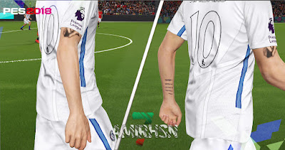 PES 2018 Mega Tattoopack by Amir.Hsn7