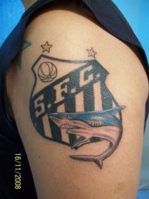 tattoo tubarão santos