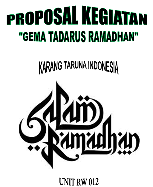 Proposal Kegiatan Tadarus Ramadhan - Fantastic Blue