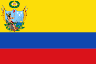 Bandera de la Gran Colombia entre 1819 y 1820