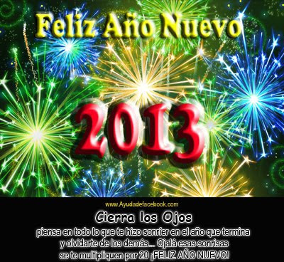 Feliz Año Nuevo 2013